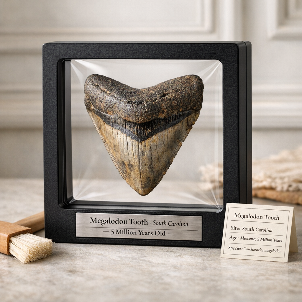 Comment préserver et mettre en valeur une dent de requin fossile ? Comment préserver et mettre en valeur une dent de requin fossile ?