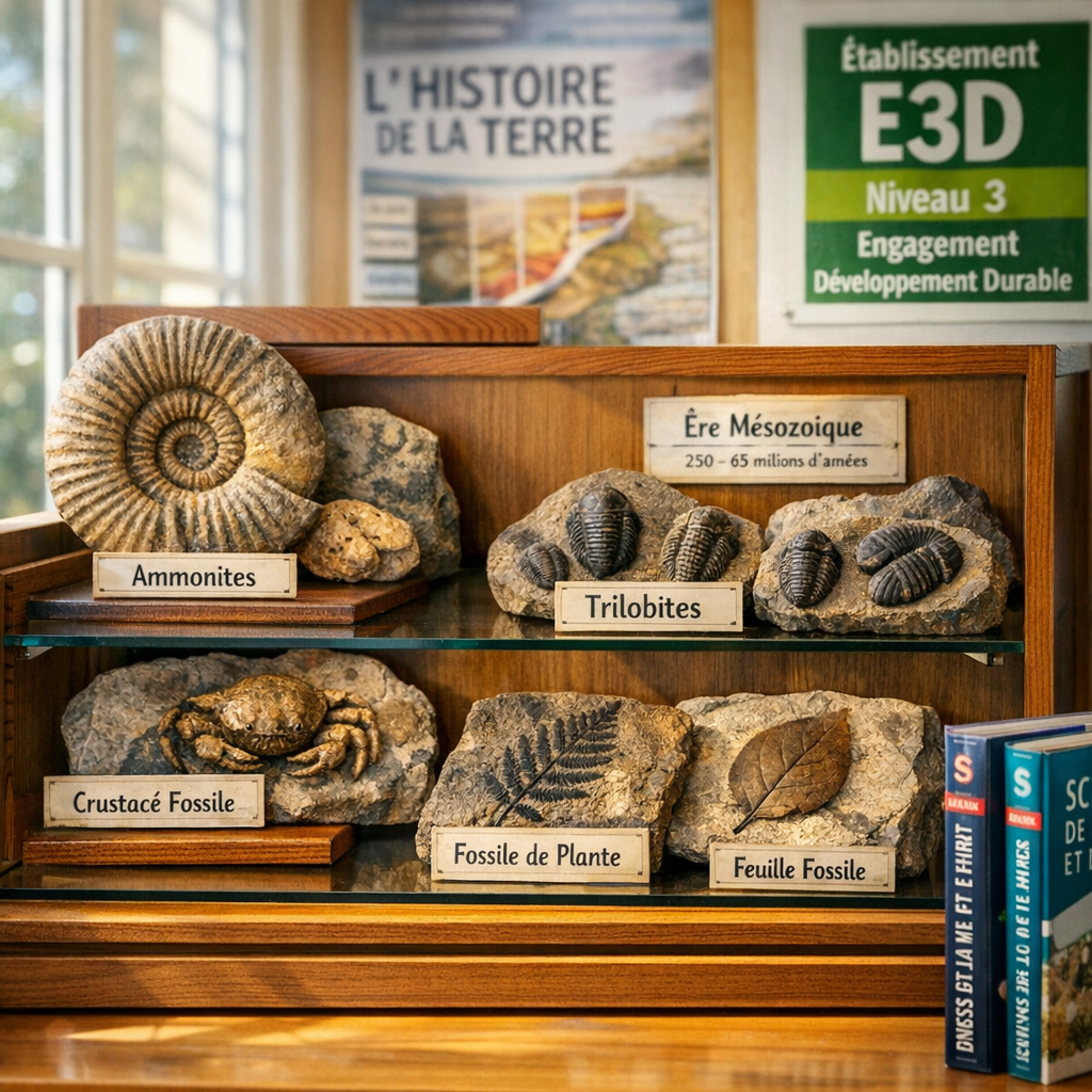 Quels sont les usages et les apports pédagogiques des collections de fossiles ? Quels sont les usages et les apports pédagogiques des collections de fossiles ?